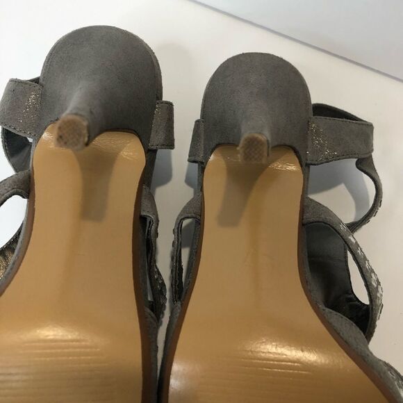 Audrey Brook silver rhinestone heel pumps size 7 - Picture 3 of 11